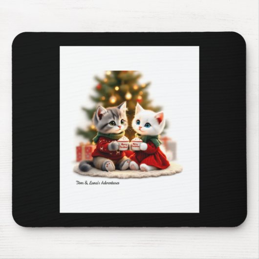 Tom Luna Cozy Christmas Cocoa Mousepad (Vorne)