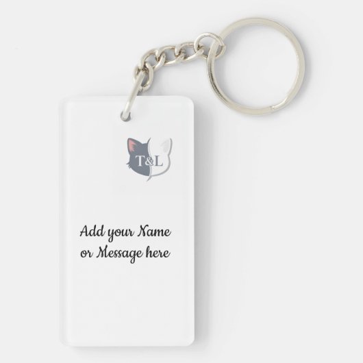 Tom & Luna Custom Keychain Schlüsselanhänger (Rückseite)