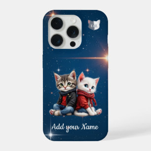 Tom & Luna – Personalisierte Sternennacht-Handyhül iPhone 15 Pro Hülle