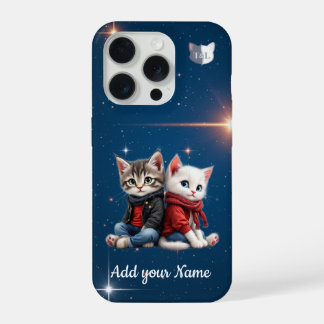 Tom & Luna – Personalized Starry Night Phone Case iPhone 15 Pro Hülle