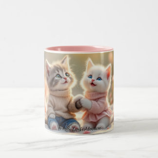 Tom & Luna’s Adventures – Cozy Companions Mug Zweifarbige Tasse