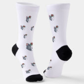 Tom & Luna’s Adventures™ Weihnachts-Logo-Socken Socken (Gewinkelt)