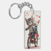 Tom & Luna Valentine Bike Keychain Schlüsselanhänger (Vorderseite links)