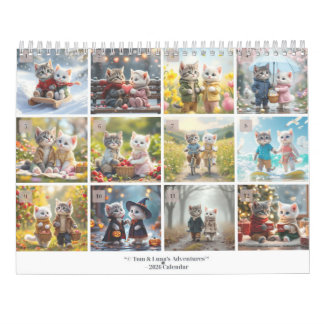 Tom & Lunas Abenteuer™ – 2026 Gemütliche Jahreszei Kalender