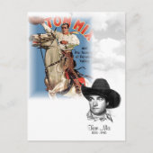 Tom Mix 1880 - 1940 Postkarte (Vorderseite)