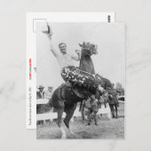 Tom Mix auf einer Pferdeshow Postkarte (Vorne/Hinten)