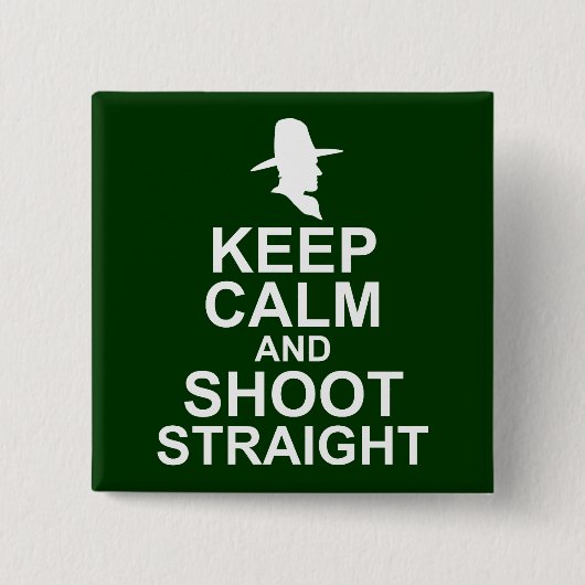 Tom Mix Behielt Ruhe und Schieß gerade Button (Vorderseite)