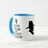 Tom Mix Behielt Ruhe und Schieß gerade Tasse (Vorderseite Links)