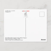 Tom Mix mit Auto, 21.5.1925 Postkarte (Rückseite)