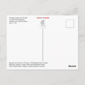 Tom Mix mit Präsident Coolidge Postkarte (Rückseite)