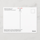 Tom Mix sammelt einen Hut Postkarte (Rückseite)