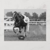 Tom Mix Trick Riding Postkarte (Vorderseite)