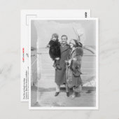 Tom Mix und Familie Postkarte (Vorne/Hinten)