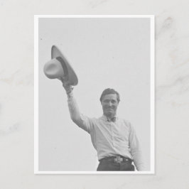 Tom Mix unterhält eine Gruppe von Jungs Postkarte