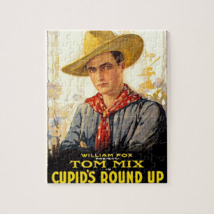 Tom Mixfilm-Plakat-Puzzlespiel 1918 Puzzle