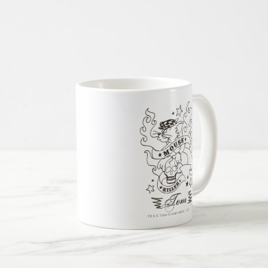 Tom Mouse Killer Tattoo 1 Kaffeetasse (VorderseiteRechts)