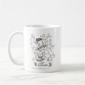 Tom Mouse Killer Tattoo 1 Kaffeetasse (Links)