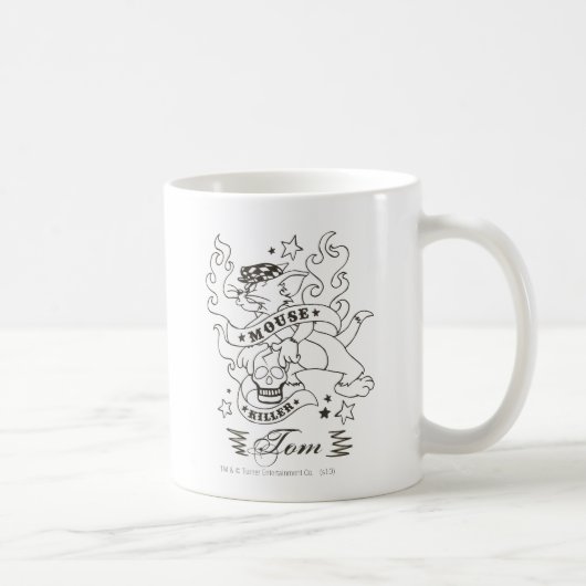Tom Mouse Killer Tattoo 1 Kaffeetasse (Rechts)