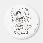 Tom Mouse Killer Tattoo 1 Magnet (Vorne)