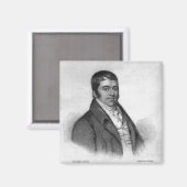 Tom Oliver, graviert von Percy Roberts Magnet (Vorderseite/Rückseite)