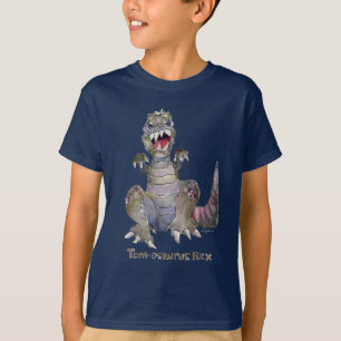 Tom-osaurus Rex Cartoon-Dinosaurier-T - Shirt