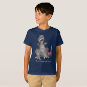 Tom-osaurus Rex Cartoon-Dinosaurier-T - Shirt (Vorne ganz)