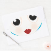 Tom Ovaler Aufkleber (Umschlag)