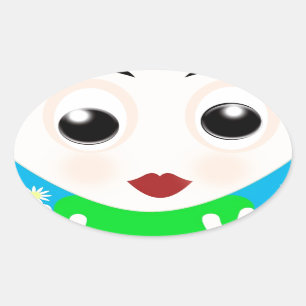 Tom Ovaler Aufkleber