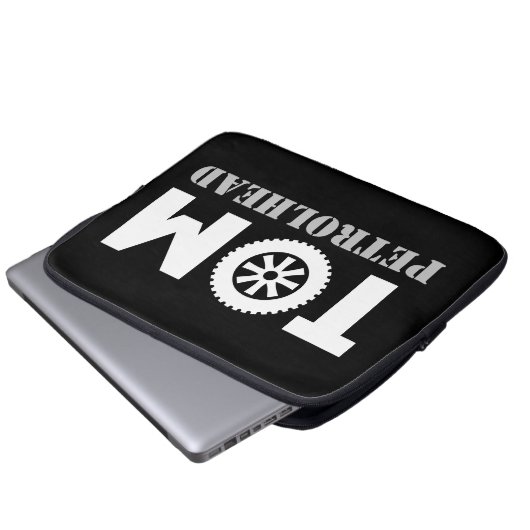 Tom Petrol Head Laptopschutzhülle (Vorne Knopf)