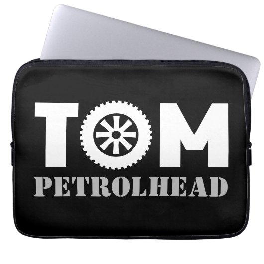 Tom Petrol Head Laptopschutzhülle (Vorderseite)