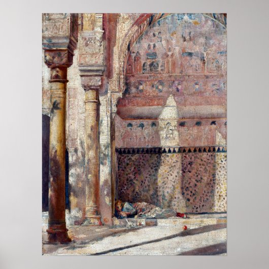 Tom Roberts Basking A Corner in der Alhambra Poster (Vorne)