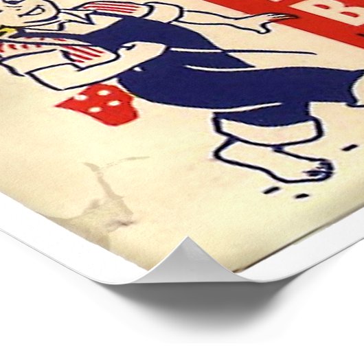 Tom Sawyer - 1945 Poster (Ecke)