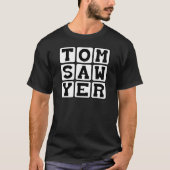 Tom Sawyer, Buch von Mark Twain T-Shirt (Vorderseite)