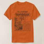 Tom SawyerTwain Huckleberry Finn Englische Lehreri T-Shirt (Design vorne)
