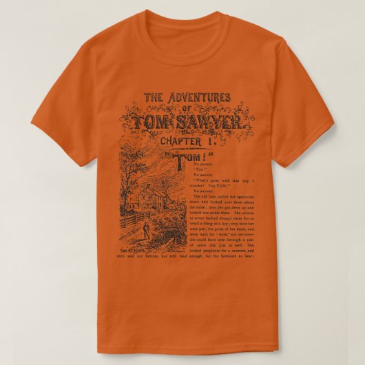 Tom SawyerTwain Huckleberry Finn Englische Lehreri T-Shirt (Design vorne)