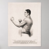 Tom Sayers - Englischer Bare-Knuckle-Champion Poster (Vorne)