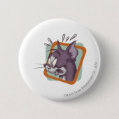 Tom Scaredy Cat Button (Vorderseite)