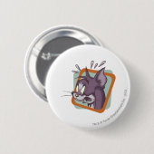 Tom Scaredy Cat Button (Vorne & Hinten)