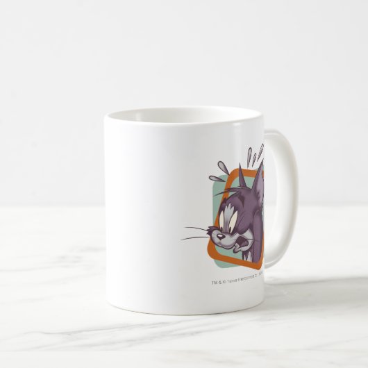 Tom Scaredy Cat Kaffeetasse (VorderseiteRechts)