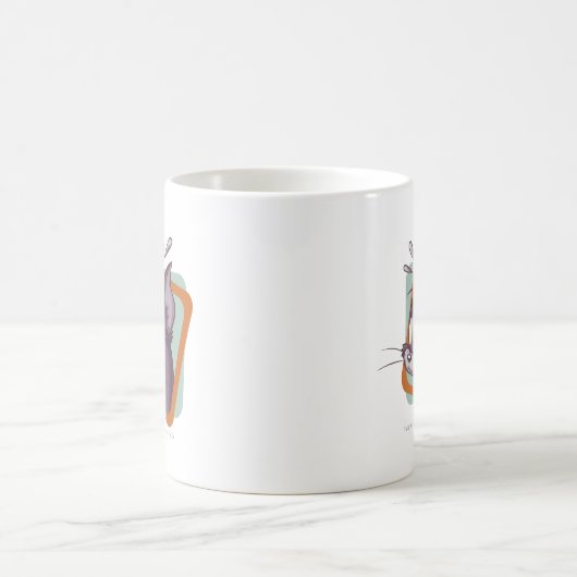 Tom Scaredy Cat Kaffeetasse (Mittel)
