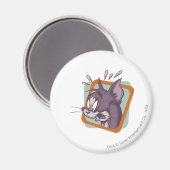 Tom Scaredy Cat Magnet (Vorderseite/Rückseite)
