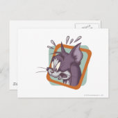 Tom Scaredy Cat Postkarte (Vorne/Hinten)