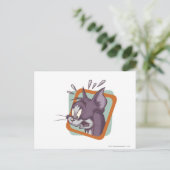 Tom Scaredy Cat Postkarte (Stehend Vorderseite)
