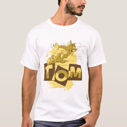 Tom schiebt Stopp T-Shirt (Vorderseite)