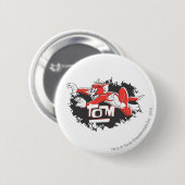 Tom Schwarz-Rot-Logo Button (Vorne & Hinten)