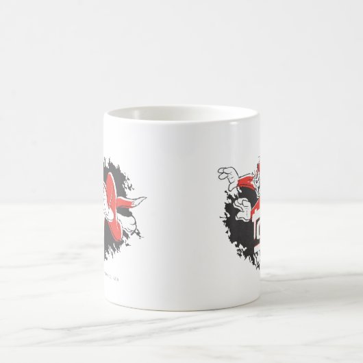 Tom Schwarz-Rot-Logo Kaffeetasse (Mittel)