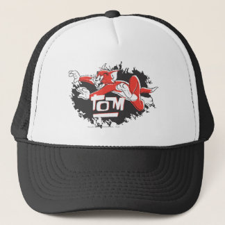 Tom Schwarz-Rot-Logo Truckerkappe
