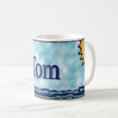 Tom-Segelboot Kaffeetasse (VorderseiteRechts)