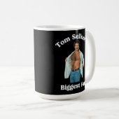 Tom Sellecks größter Fan Retro-Design Kaffeetasse (VorderseiteRechts)