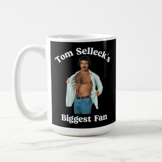 Tom Sellecks größter Fan Retro-Design Kaffeetasse (Links)